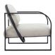 Flakt Ivory Upholstered Outdoor Accent Chair