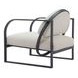 Flakt Ivory Upholstered Outdoor Accent Chair