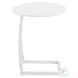 Noga White Outdoor End Table