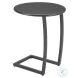 Noga Black Outdoor End Table