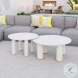 Ola White Outdoor Coffee Table Set