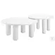Ola White Outdoor Coffee Table Set