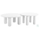 Ola White Outdoor Coffee Table Set