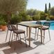 Rio Brown Upholstered Outdoor Bar Stool Set of 2