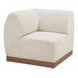 Christy Beige Outdoor Corner Chair