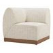 Christy Beige Outdoor Corner Chair