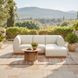 Christy Beige Outdoor Corner Chair