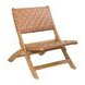 Sunflare Brown Upholstered Outdoor Lounge Chair