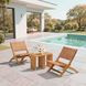 Sunflare Brown Upholstered Outdoor Lounge Chair