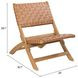 Sunflare Brown Upholstered Outdoor Lounge Chair