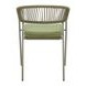 Skye Green Upholstered Outdoor Dining Chair Set of 2