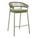 Skye Green Upholstered Outdoor Bar Stool Set of 2