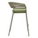 Skye Green Upholstered Outdoor Bar Stool Set of 2