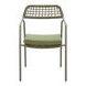 Rio Green Upholstered Outdoor Dining Chair Set of 2