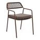 Rio Brown Upholstered Outdoor Dining Chair Set of 2