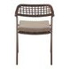 Rio Brown Upholstered Outdoor Dining Chair Set of 2