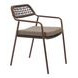Rio Brown Upholstered Outdoor Dining Chair Set of 2