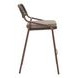 Rio Brown Upholstered Outdoor Bar Stool Set of 2