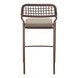 Rio Brown Upholstered Outdoor Bar Stool Set of 2
