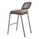 Rio Brown Upholstered Outdoor Bar Stool Set of 2