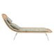 Skim Green 78" Outdoor Chaise Lounge with Pillows