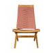 Rova Terracotta Upholstered Outdoor Lounge Chair