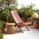 Rova Terracotta Upholstered Outdoor Lounge Chair