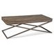 Cambria Bronze and Brown Glass Top Occasional Table Set