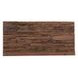 Cambria Bronze and Brown 79" Rectangular Glass Top Dining Table