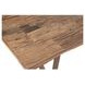 Cambria Bronze and Brown 79" Rectangular Glass Top Dining Table