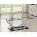 Danville Chrome U Shape Coffee Table 