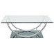 Danville Chrome U Shape Coffee Table 