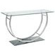 Danville Chrome U Shape Sofa Table 