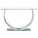 Danville Chrome U Shape Sofa Table 