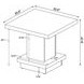 Reston Cappuccino End Table