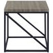 Birdie Sonoma Grey Square End Table 