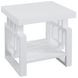 Schmitt High Glossy White  End Table 