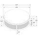 Arini Sand Wash Round Coffee Table