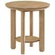 Ottowa Washed Oak Round Occassional Table Set