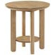 Ottowa Washed Oak Round Occassional Table Set
