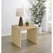 Canoga Light Oak Square End Table