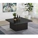 Devar Black Square Cocktail Table
