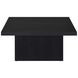 Devar Black Square Cocktail Table