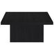 Devar Black Square Cocktail Table