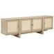 Kailani Beige Oak 79" TV Stand with 4 Doors