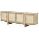 Kailani Beige Oak 79" TV Stand with 4 Doors
