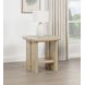 Kailani Beige Oak Square End Table