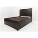 Kona Grove Chocolate Dark Brown Queen Platform Storage Bed