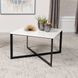 Tobin White And Black Coffee Table