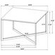 Tobin White And Black Coffee Table